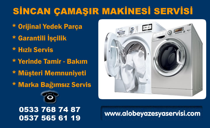 Sincan Çamaşır Makinesi Servisi